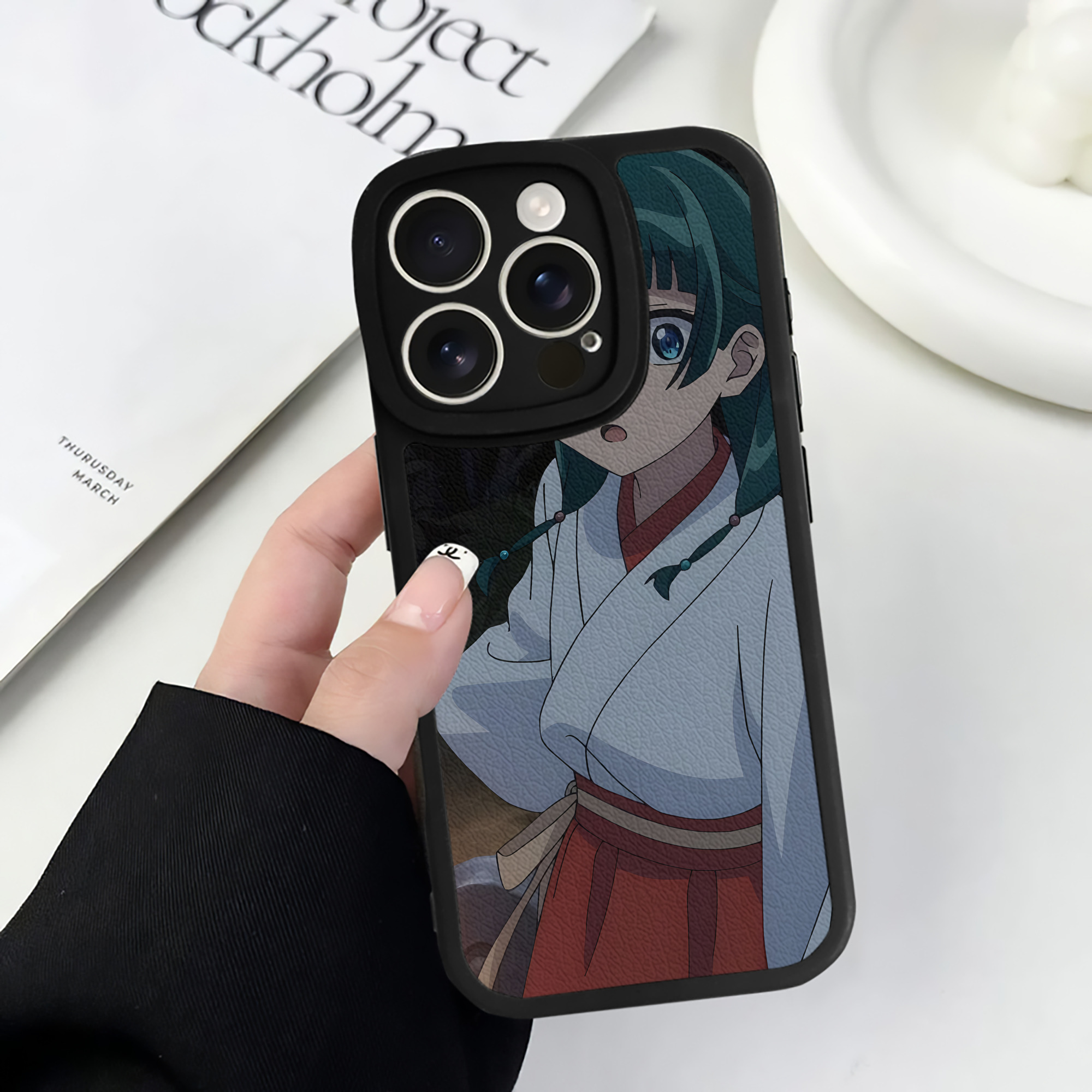 薬屋のひとりごと The Apothecary Diaries 【iPhone 16シリーズ対応】シリコンスマホケース（レザー調） 材質：シリコン
